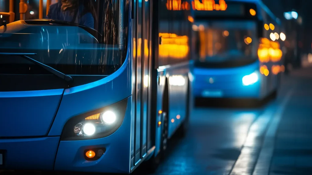 When does the "night-time community" become most visible?