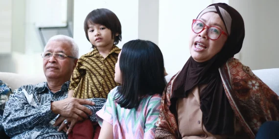 The Role of Grandmothers in Language Transmission