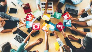 The Social Dynamics of Communities Built Around Absence